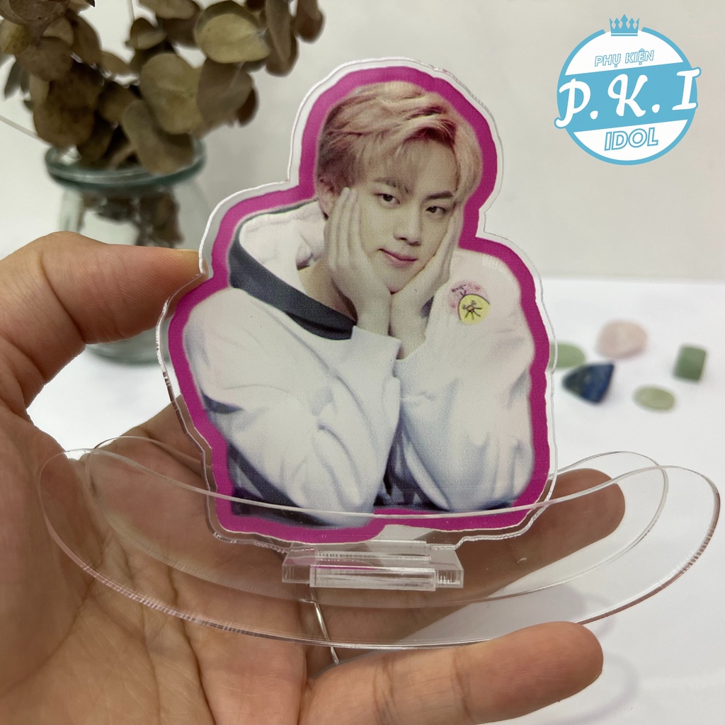 Standee Jin BTS - Tranh Mica Để Bàn Làm Quà Tặng Siêu Xinh