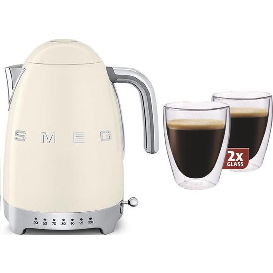 Ấm Siêu Tốc Smeg KLF04CREU Cream