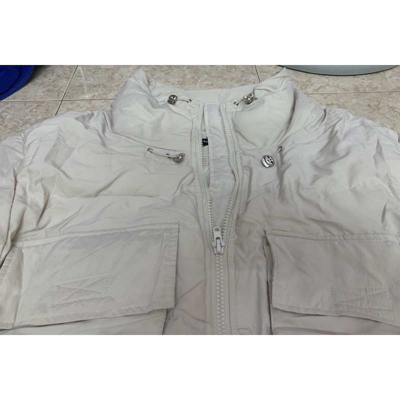 ÁO PHAO TRẮNG KEM