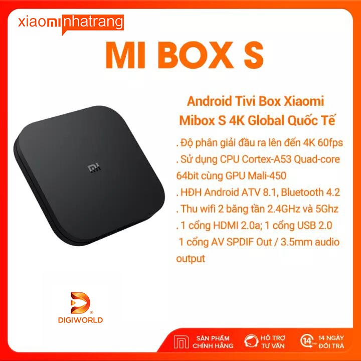 MiBox S 2018 4K Quốc Tế