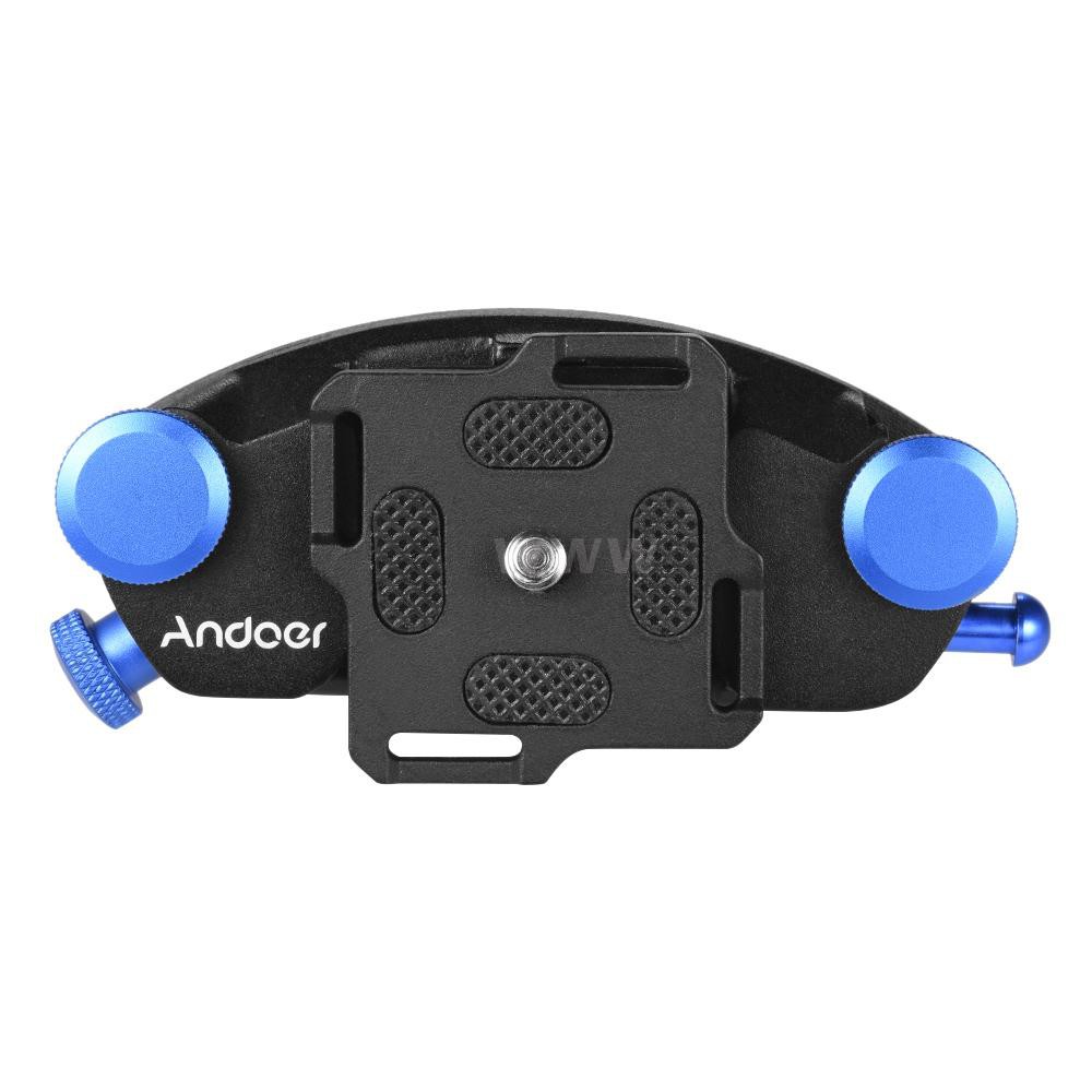Andoer Metal Quick Release Camera Waist Belt Strap Buckle Button Mount Clip for Canon Nikon Sony DSLR Cameras Max. Load Capacity 20kg | BigBuy360 - bigbuy360.vn