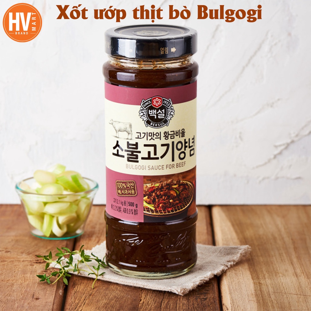 Xốt Ướp Thịt Heo Bulgogi,Thịt Bò,Sườn Bò Kalbi Marinade Beksul 290G - Sốt Ướp Hàn Quốc