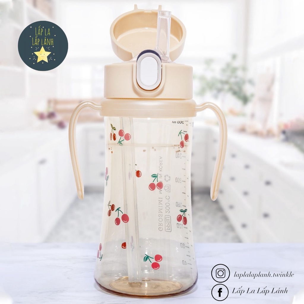 Bình tập uống Grosmimi Hàn Quốc cho bé