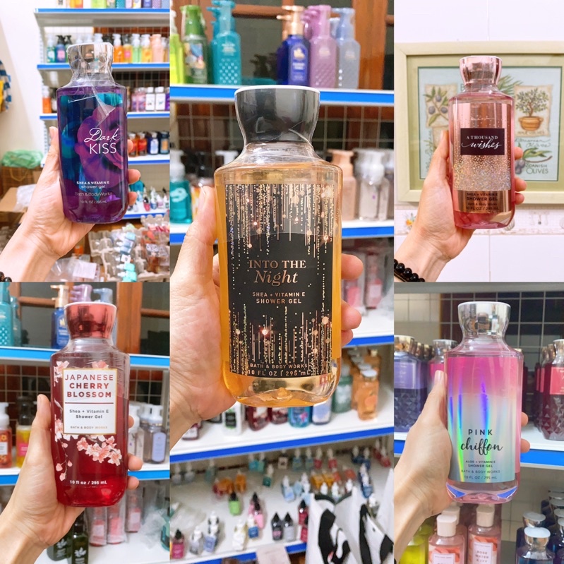 Đủ mùi Sữa tắm Bath and Body Works