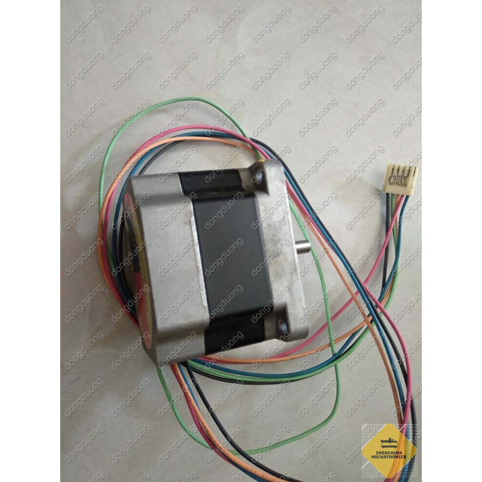 Bộ động cơ và điều khiển động cơ bước 5 pha Vexta của Oriental Motor mã A7842-0414Z/PK564-NA-A33, hàng tháo máy, như mới