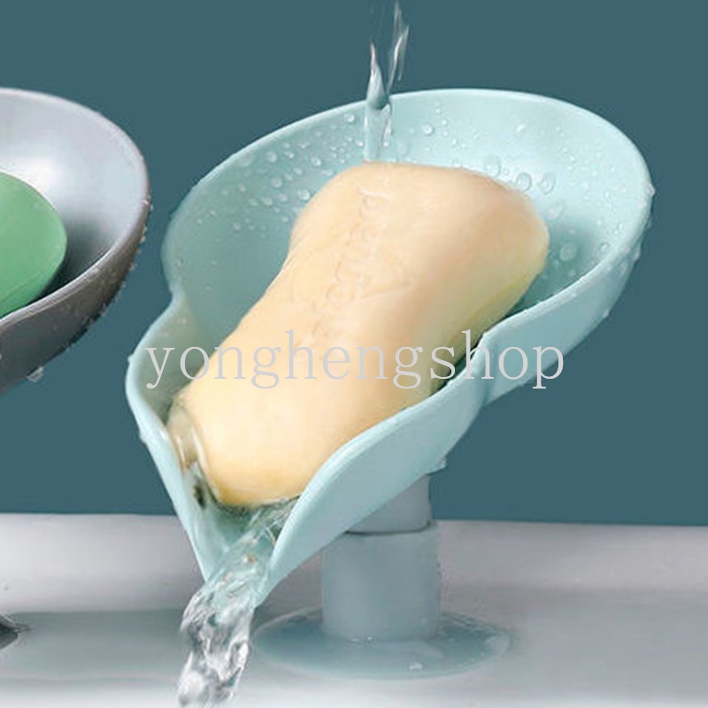 Khay đựng xà phòng có giác hút chống trượt thiết kế dễ thương sáng tạo cho nhà bếp/phòng tắm