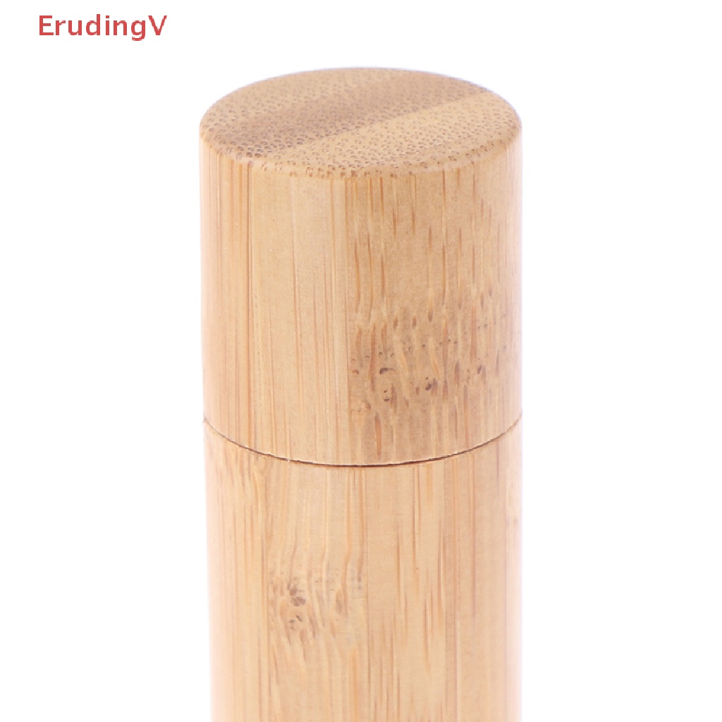 1 Ống Rỗng 4ml Bằng Tre Tự Nhiên Dùng Đựng Son Môi DIY