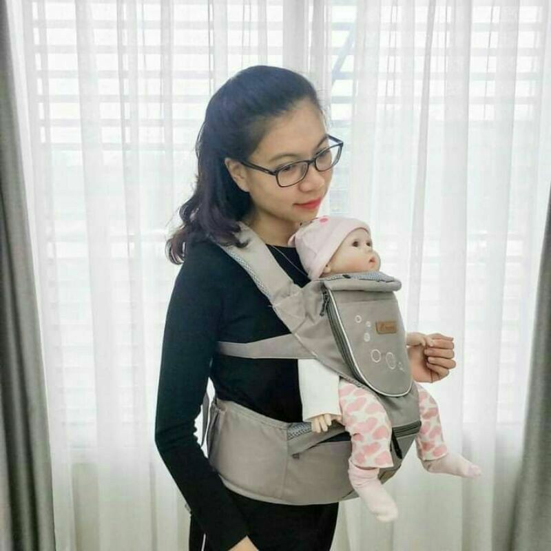 Địu ngồi Hàn Quốc AIMAMA cho bé từ 3.5kg đến 20kg