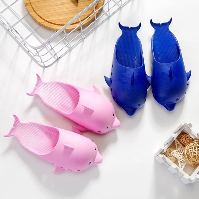 Dép Cá Heo Ngộ Nghĩnh Cho Bé Cao Su Dẻo PVC Size 24-35 - Hàng Nhập Quảng Châu - Lucky Girl shop