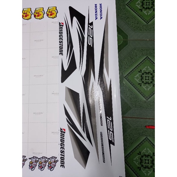 Tem rời AB 2015 đen xám dán xe trắng