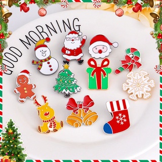 Trâm cài áo hình ông già noel dễ thương phong cách Nhật Bản