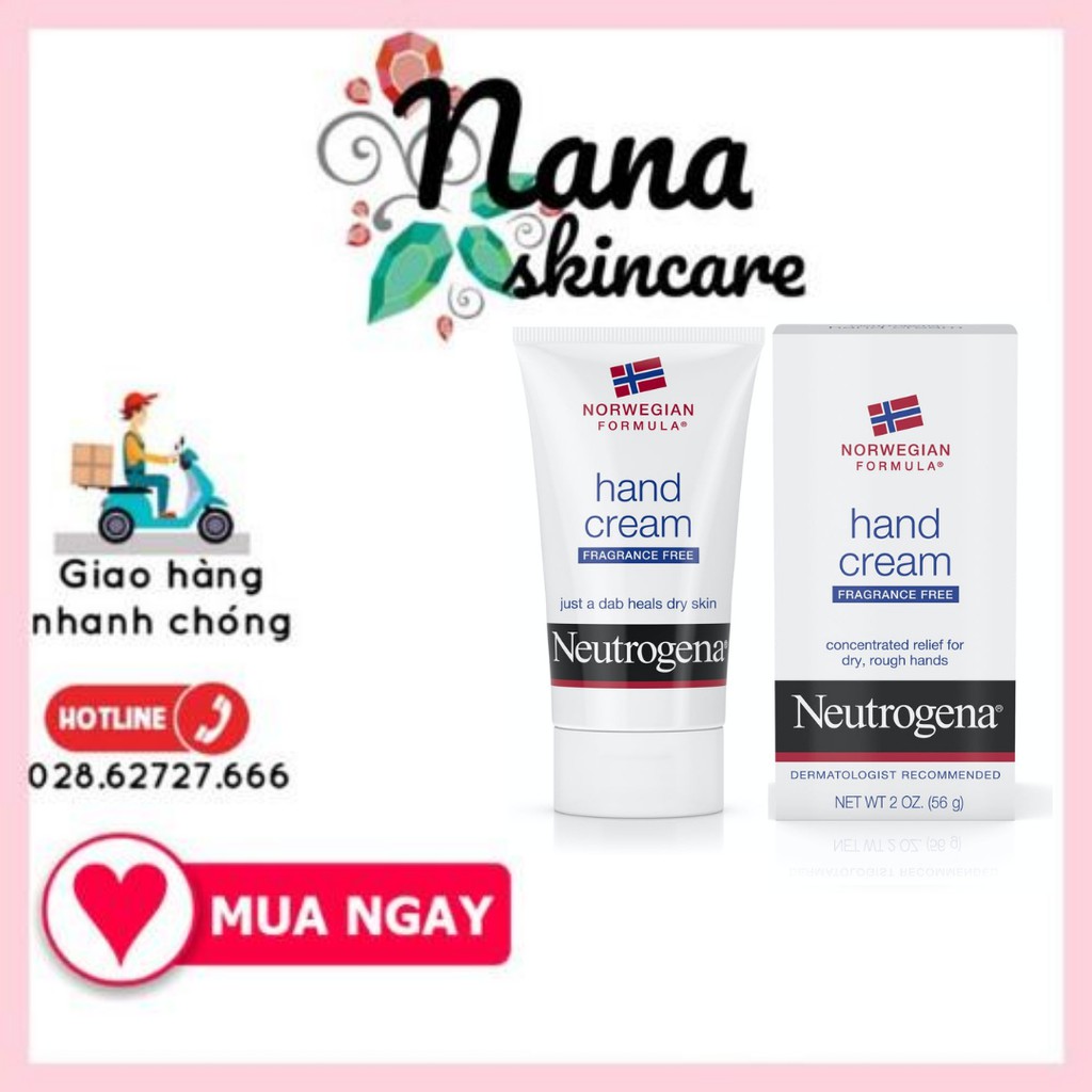 Kem Dưỡng Da Tay - Neutrogena Hand Cream Fragrance Free (56g)