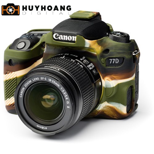 Vỏ silicon bảo vệ cho máy ảnh Canon 5D3 5DR 5DS 5D4 5DIV 6D 6DII 77D 750D 80D 800D