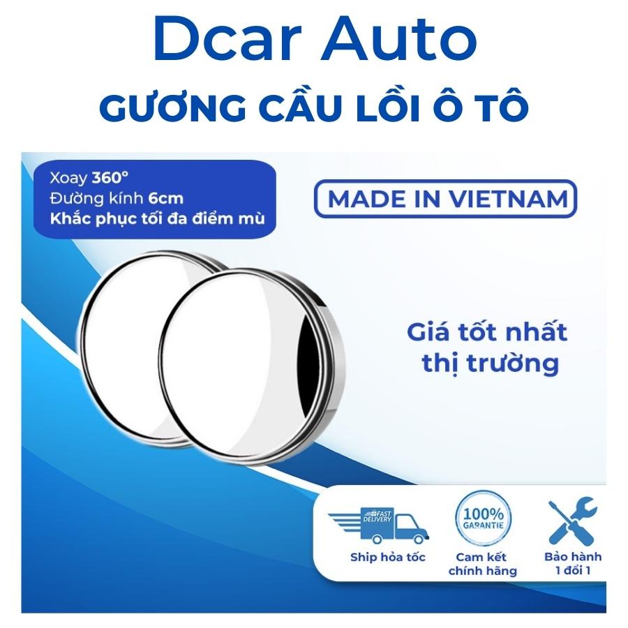 Gương cầu lồi Ô tô thương hiệu 3R xoay 360 độ gắn kính chiếu hậu xe hơi xóa điểm mù khi lái xe