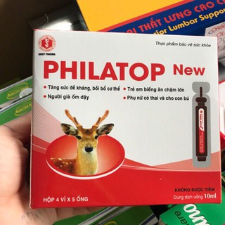 PHILATOP ống nhựa (hộp 20)