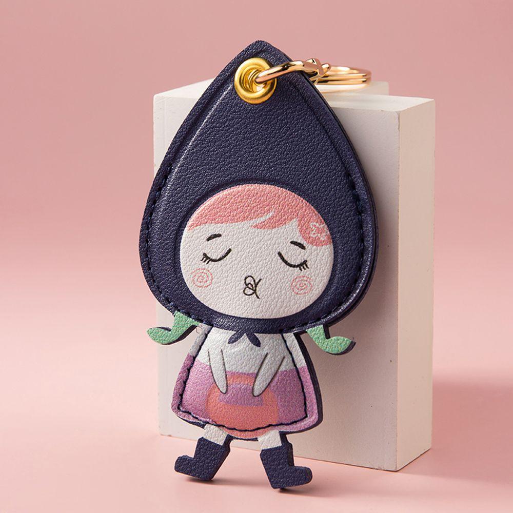 Vỏ Bọc Bảo Vệ Thẻ ID / Chìa Khóa Điều Khiển Truy Cập Họa Tiết Hoạt Hình Bé Gái Dễ Thương