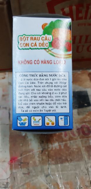 Bột Rau Câu Con Cá Dẻo 12gói