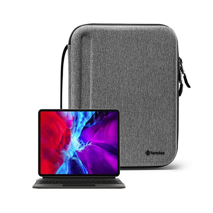 TÚI CHỐNG VA ĐẬP TOMTOC (USA) PORTFOLIO HOLDER HARDSHELL IPAD PRO 12.9INCH & SURFACE PRO 12.3 GRAY (A06-004G)-CHÍNH HÃNG