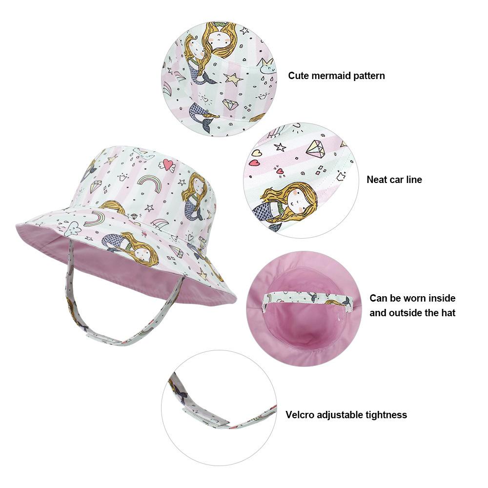 JUNE Mũ Rộng Vành UPF 50 + Mũ Bucket Cho Bé