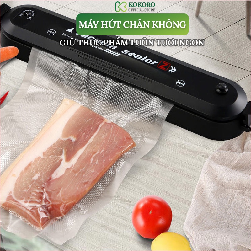 Máy Hút Chân Không, Máy Hút Chân Không Mini Vacuum Sealer ( Tặng 10 Túi 17x25cm )