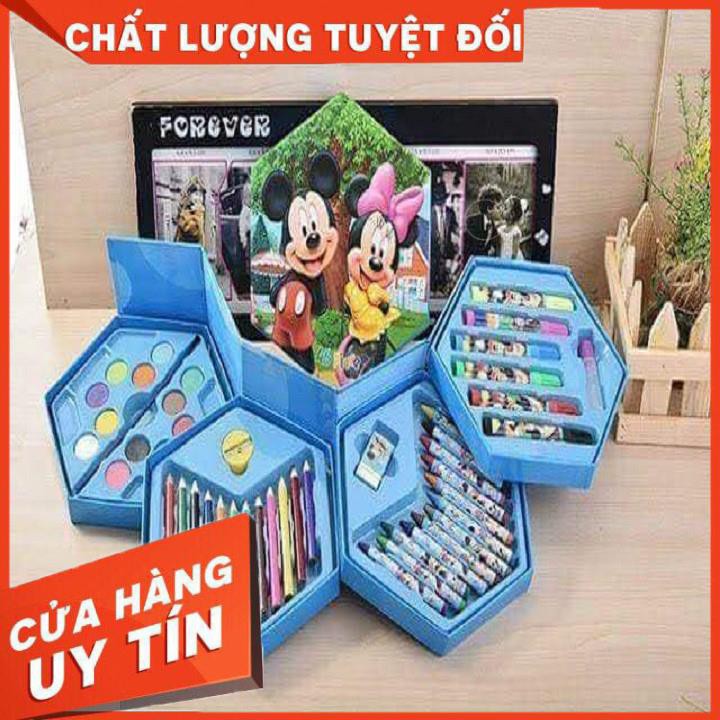 Bộp hộp màu lục giác 4 tầng cho bé yêu