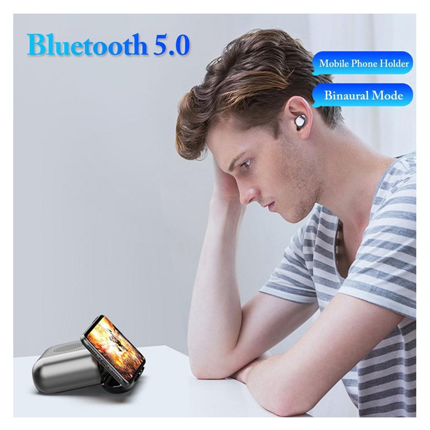 Tai Nghe Bluetooth, Tai Nghe Không Dây AMOI F9 TWS 5.0 9D, Cảm Ứng Chạm, Chống Nước, Chống Ồn. | BigBuy360 - bigbuy360.vn