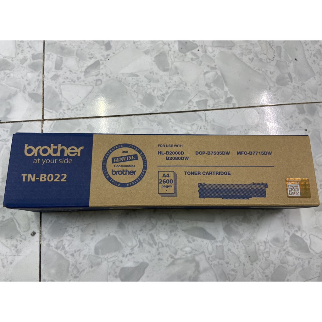 Hộp mực in Brother TN-B022 - hàng chính hãng - dùng cho máy Brother HL-B2000D, HL-B2080DW, DCP-B7535DW, MFC-B7715DW