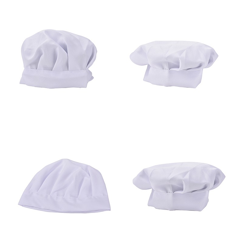 Mũ Đầu Bếp Co Giãn Màu Trắng Cho Người Lớn