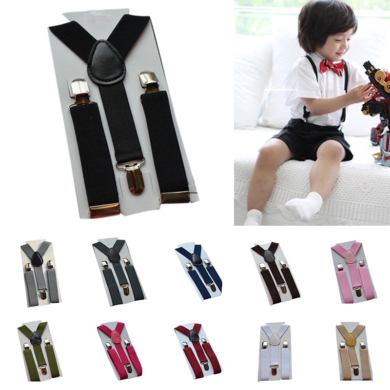 Đai đeo quần chữ Y 2.5cm thời trang cho bé trai