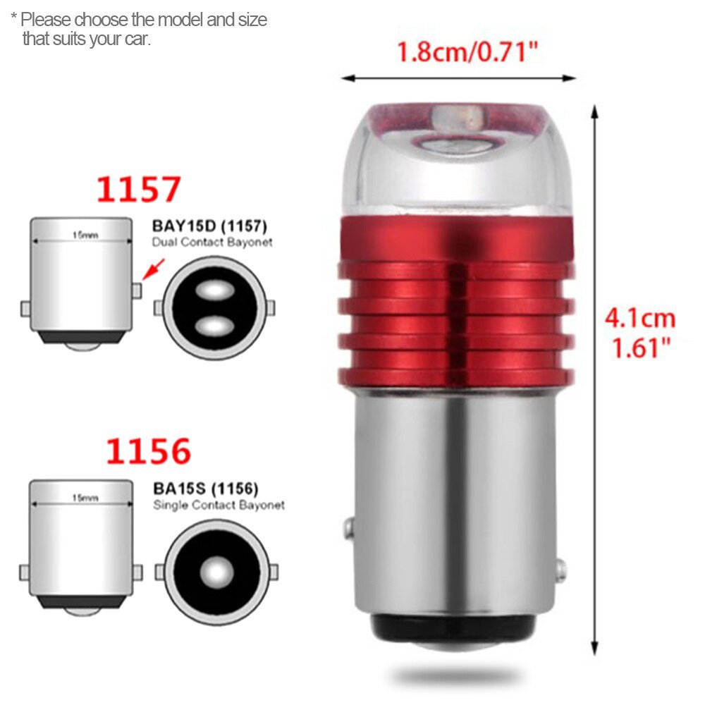 1 Đèn Led Tín Hiệu Xi Nhan 12V DC 5630 3 SMD 1156 BA15S P21W 1157 BAY15D Cho Xe Hơi / Xe Máy