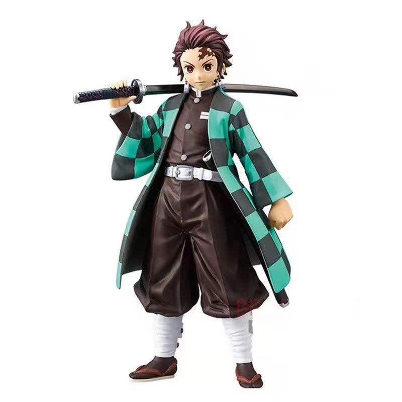Mô Hình Đồ Chơi Nhân Vật anime demon slayer kamado tanjirou agatsuma zenitsu nezuko akaza sabito kyoujurou giyuu inosuke Mitsu Annai kyoumei pvc 21 Kiểu