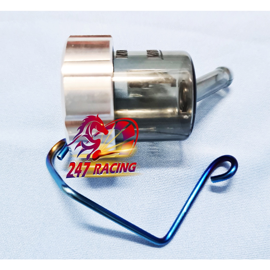 Combo Bình Dầu Khói + Pát Bình Dầu xi Titan gắn Xe Máy