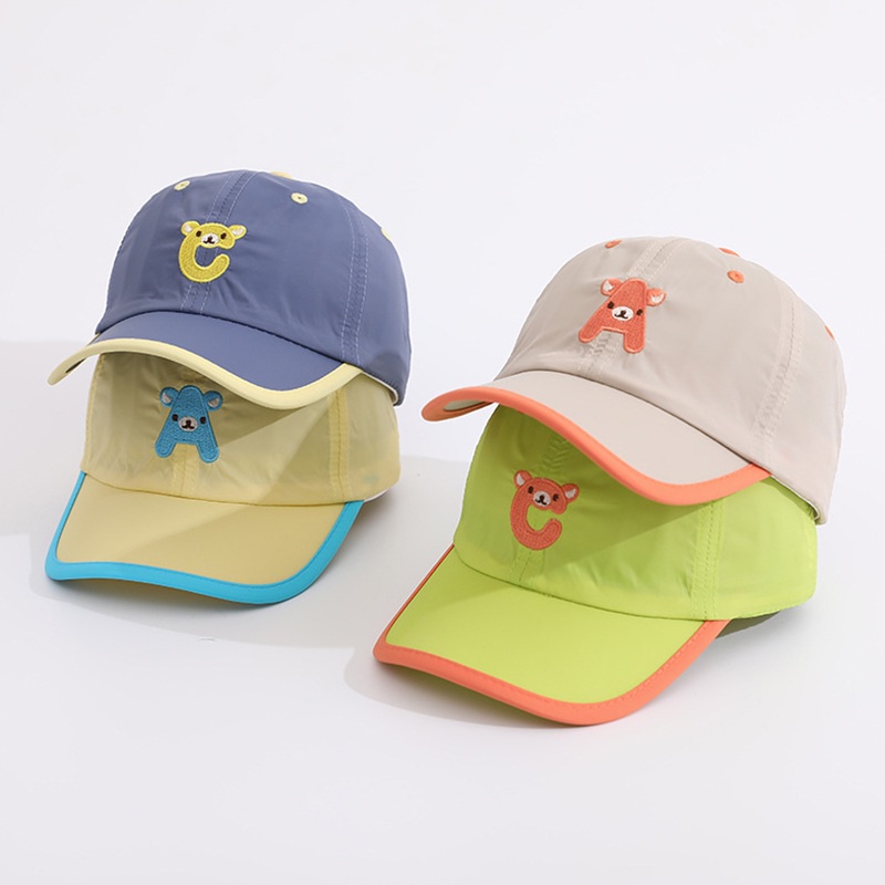 Mũ Lưỡi Trai Cotton Thoáng Khí Phong Cách Hip-hop Dễ Thương Cho Bé