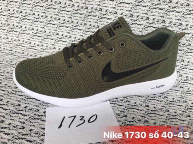 Giầy Nike zoom, đế đúc siêu êm, dáng trẻ trung, 2 màu rêu và ghi  Có size 36-44 hù hợp với nam nữ. Giầy Nike zoom.......