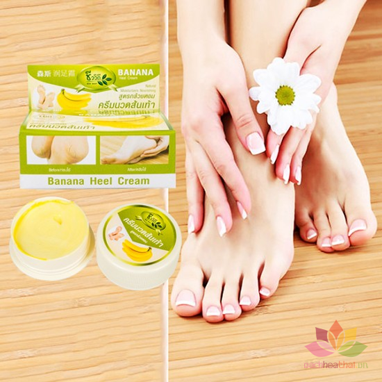 Kem ṫrị nứt gót châŋ Banana Heel Cream - Thailand