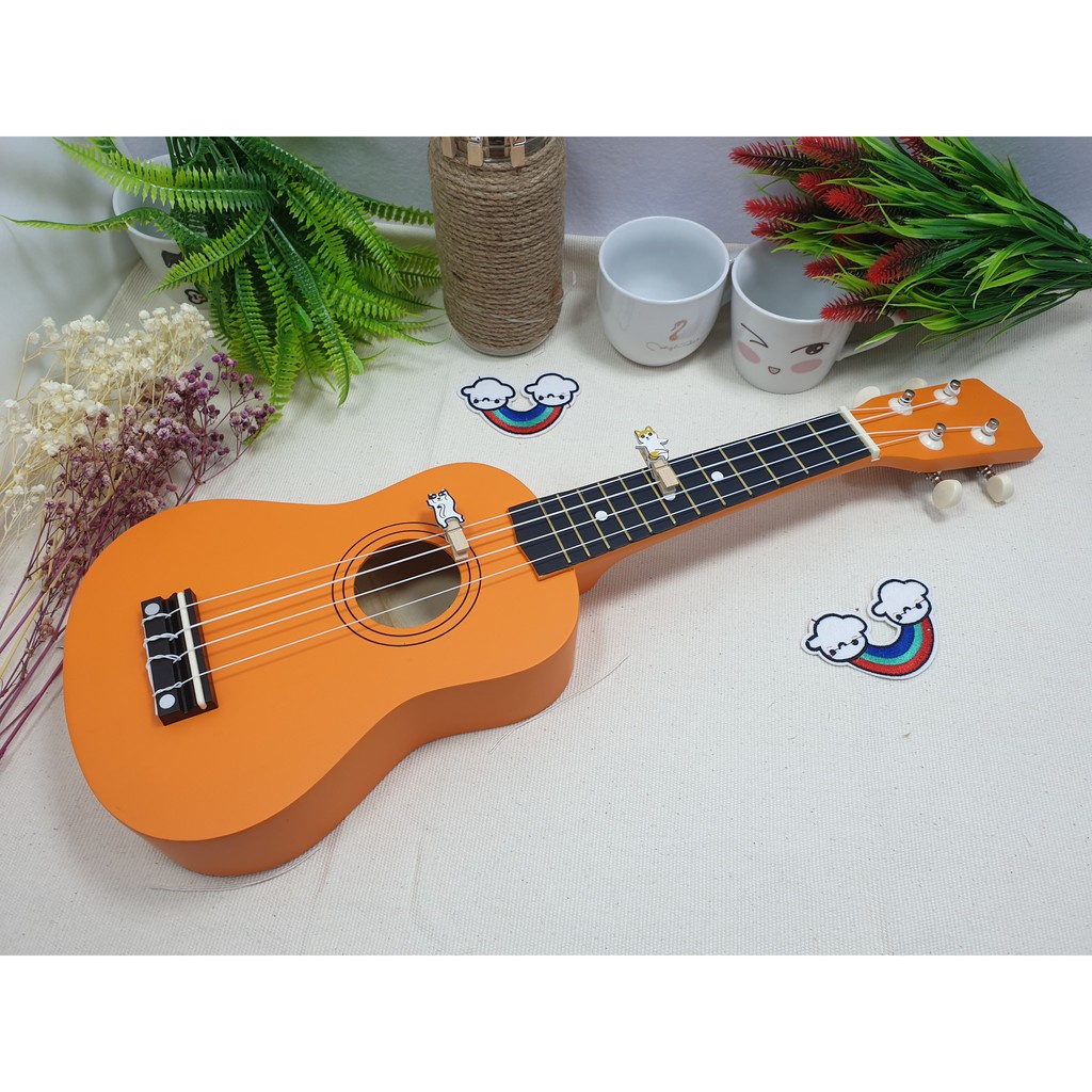 Đàn ukulele soprano full gỗ RoseWood cần gỗ- tặng full 5 phụ kiện
