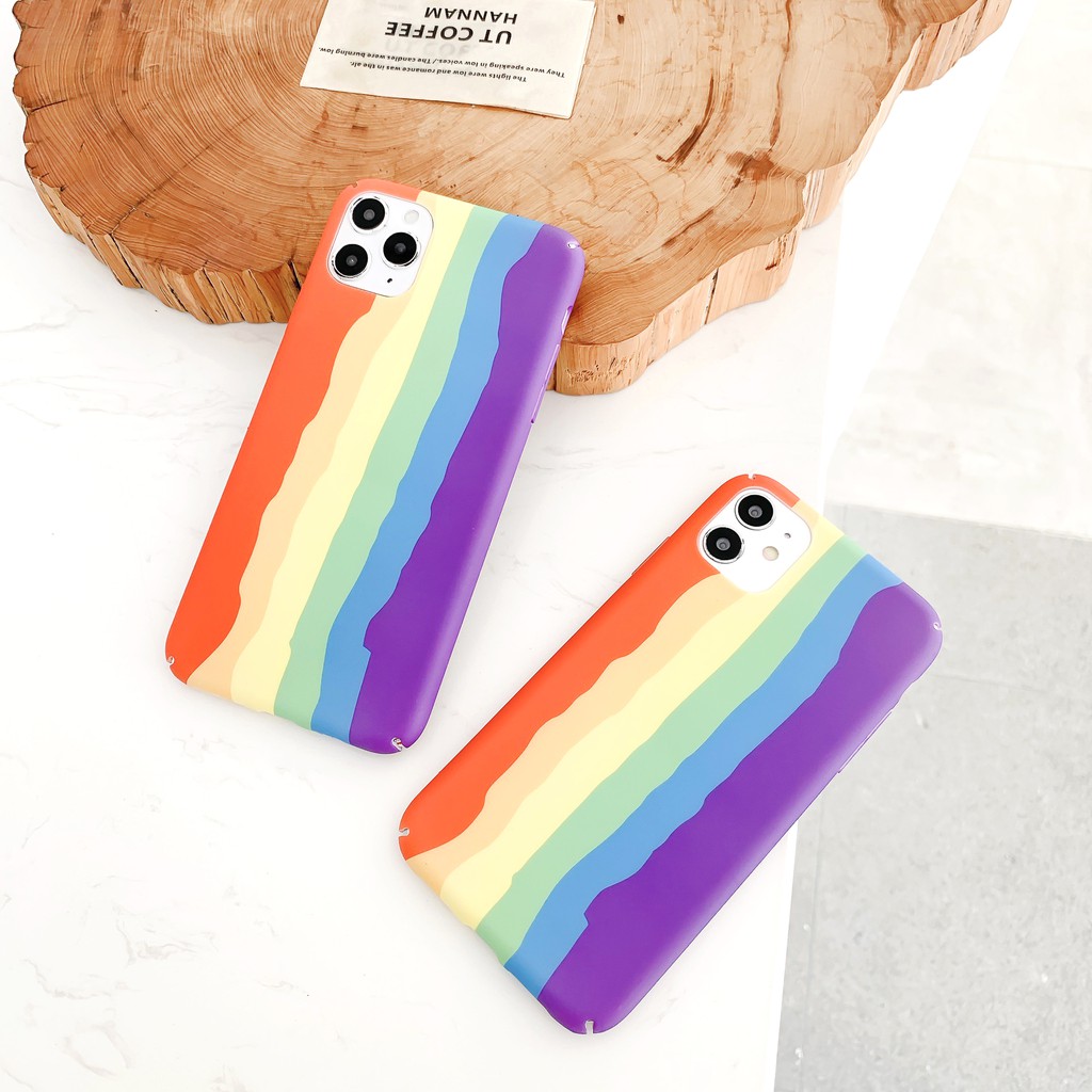Ốp lưng iphone Cầu vồng sơn dầu cứng 6/6plus/6s/6splus/7/7plus/8/8plus/x/xr/xs/11/12/13/pro/max/plus/promax | BigBuy360 - bigbuy360.vn