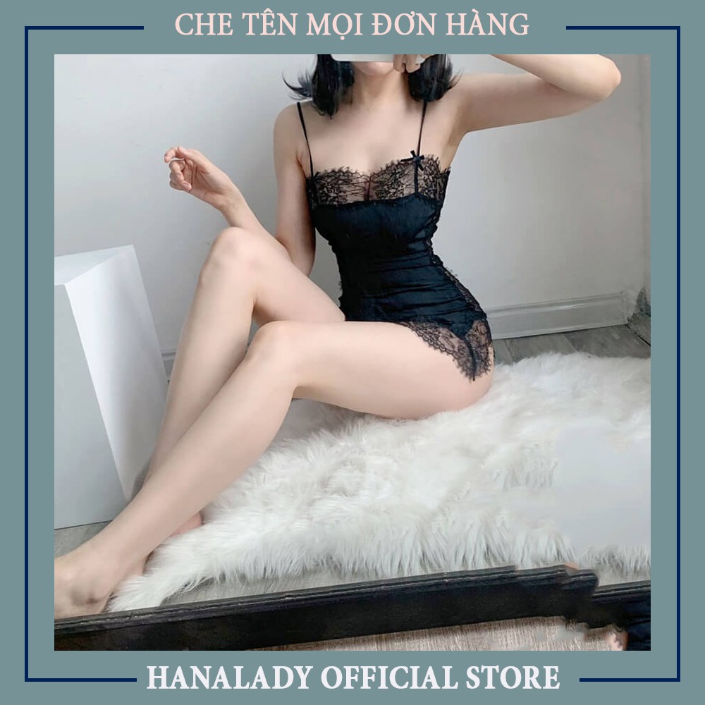 Váy ngủ nữ -Váy ngủ body thun lạnh pha ren siêu sexy gợi cảm quyến rũ giúp thoải mái tự tin V350