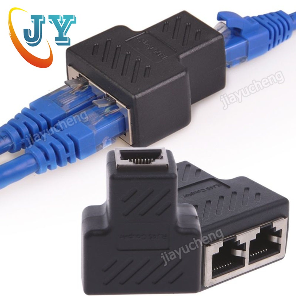 Đầu Chia Cáp Mạng 1 Ra 2 Cổng Cat5 / Cat6 Rj45