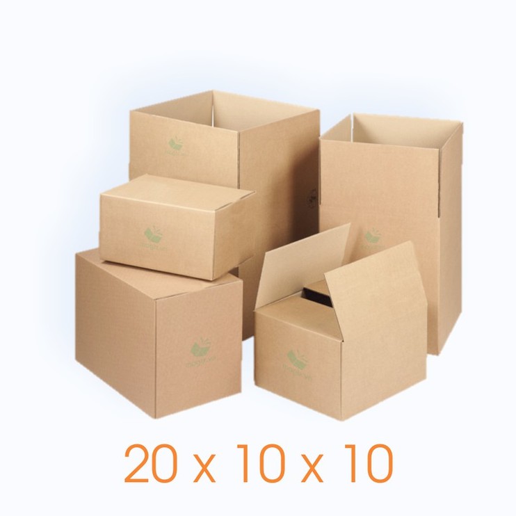 20x10x10 cm - 20 Thùng hộp carton ♥️ FREESHIP ♥️ Giảm 10K Khi Nhập [BAOBITP] - TP20