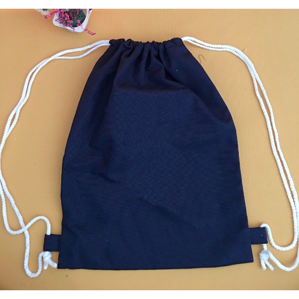Túi balo dây rút ECOMSSA1, vải dù chống thấm nước thiết kế trẻ trung, nhiều màu, kích thước 42*32cm