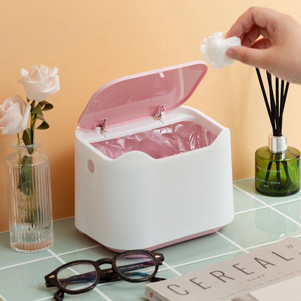 Thùng Rác Mini Dễ Thương Để Bàn