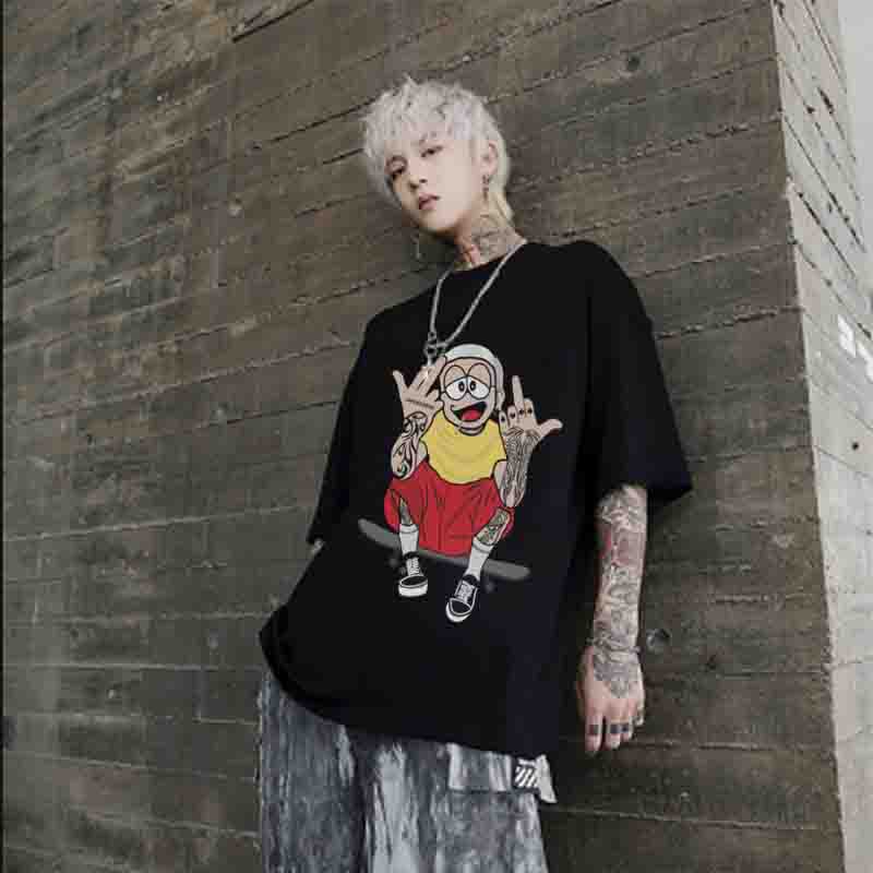 ÁO THUN UNISEX FORM RỘNG IN HÌNH NOBITA SIÊU CHẤT VẢI COTTON