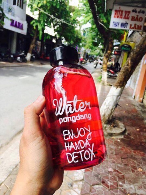30 gói trà hoa quả sấy detox sỉ sll tặng kèm bình 600ml và túi vải
