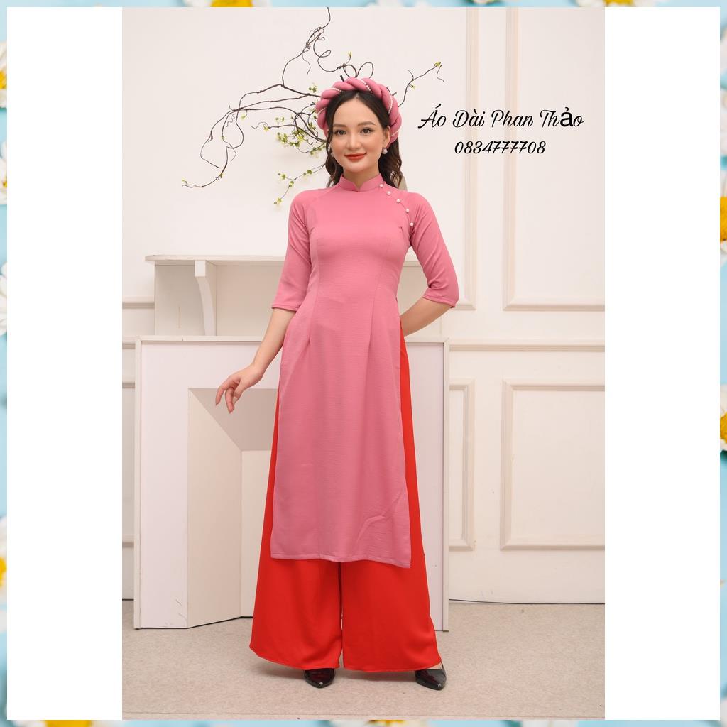 Áo dài tây thi hàng thiết kế big size diện tết