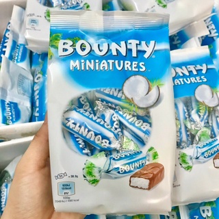 Mya - túi kẹo chocolate nhân dừa bounty miniatures đức