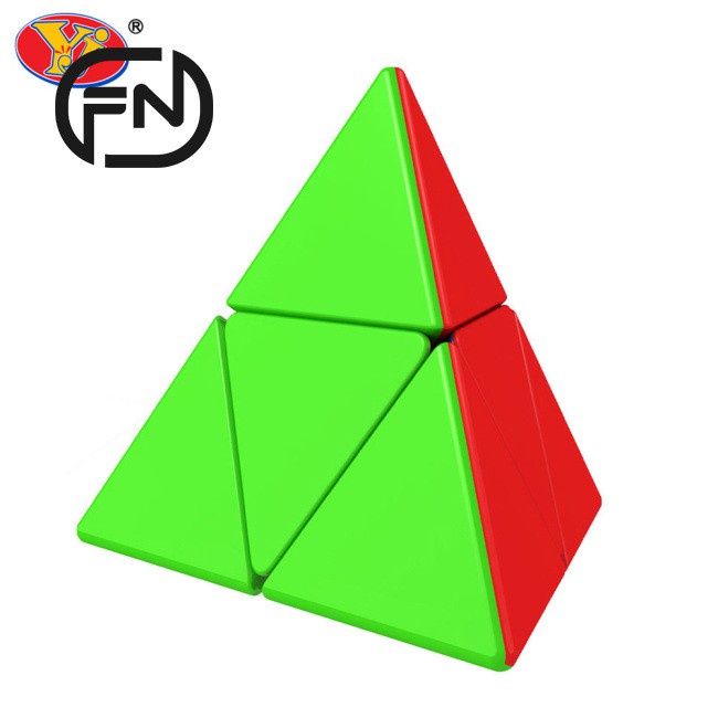 Đồ Chơi Khối Rubik Hình Tam Giác Màu Sắc Trơn 2x2