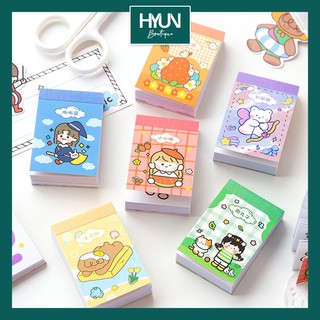 Sticker cute dán trang trí 50 tờ Small Meatball Sticker HYUN BOUTIQUE Sticker mini - Decoration Sticker - DIY 2
