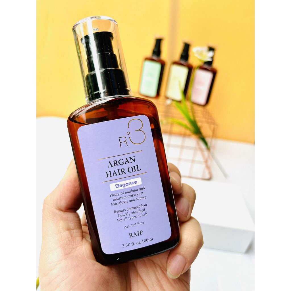 Dưỡng tóc Raip R3 Argan Hair Oil các dòng 100ml