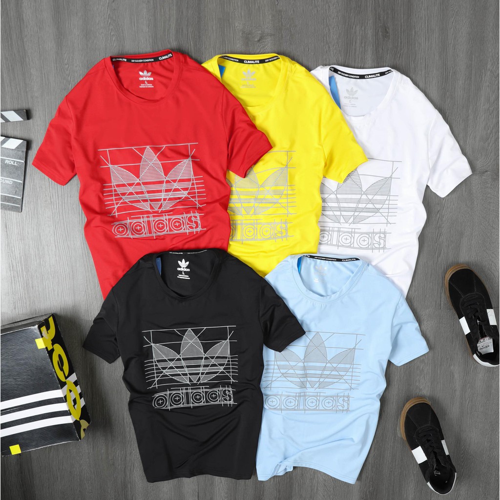 Áo thun thể thao nam logo cỏ 3 lá poly lạnh 4 chiều mềm mịn thoáng mát hàng loại I cao cấp đủ size | BigBuy360 - bigbuy360.vn